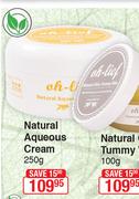 Oh-Lief Natural Aqueous Cream-250g
