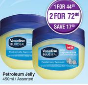 Vaseline Petroleum Jelly Assorted-2 x 450ml