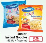 Purity Junior Instant Noodles Assorted-53.5g Each