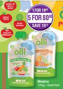 Olli Pouches Mealos Assorted-100g