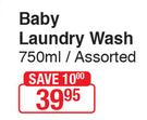 Purity & Elizabeth Anne's Baby Laundry Wash Assorted-750ml