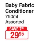 Purity & Elizabeth Anne's Baby Fabric Conditioner Assorted-750ml