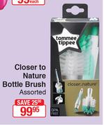 Tommee Tippee Closer To Nature Bottle Brush Assorted