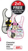 Character Catcher Bibs Assorted-Each