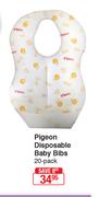 Pigeon Disposable Baby Bibs 20 Pack