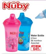 Nuby Water Bottle Assorted-270ml Each