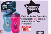 Tommee Tippee Explora Active Sport Cup 36 Months+ Or Explora Active Sipper Cup 36 Months+-Each