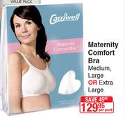 Carriwell Maternity Comfort Bra Medium, Large Or Extra Large-Per Pack