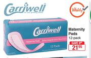 Carriwell Maternity Pads 12 Pack