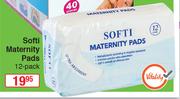 Softi Maternity Pads 12 Pack