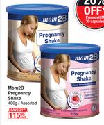 Mom2B Pregnancy Shake Assorted-400g Each