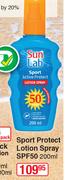 Sun Lab Sport Protect Lotion Spray SPF50-200ml