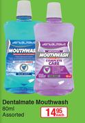Dentalmate Mouthwash-80ml Each