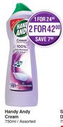 Handy Andy Cream Assorted-2 x 750ml