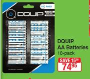 Dquip AA Batteries 18 Pack