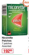 Nicorette Patches 7 Patches Assorted