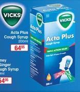 Vicks Acta Plus Cough Syrup-200ml