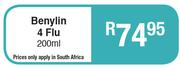 Benylin 4 Flu-200ml