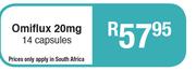 Omiflux 20 mg 14 Capsules