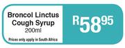 Broncol Linctus Cough Syrup-200ml