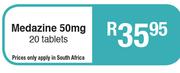 Medazine 50 mg 20 Tablets