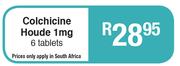 Colchicine Houde 1 mg 6 Tablets