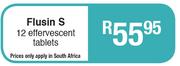 Flusin S 12 Effervescent Tablets