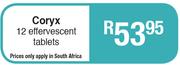 Coryx 12 Effervescent Tablets