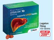 Legalon 70 mg 100 Tablets