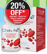 Chela-Fer Iron Supplement 15 mg 60 Tablets