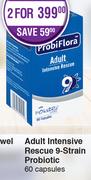 Probi Flora Adult Intensive Rescue 9 Strain Probiotic 60 Capsules