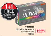 Vitaforce Ultra Performance 20 Effervescent Tablets-Each