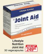 Lifestyle Nutrition Joint Aid 30 Vegecapsules