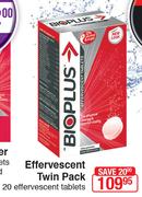 Bioplus Effervescent Twin Pack 20 Effervescent Tablets