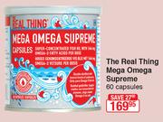 The Real Thing Mega Omega Supreme 60 Capsules