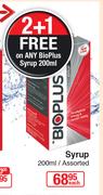 Bioplus Syrup Assorted-200ml Each