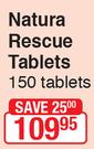 Natura Rescue Tablets 150 Tablets