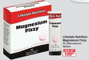 Lifestyle Nutrition Magnesium Fizzy 30 Effervescent Tablets