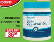 Lifestyle Food Odourless Coconut Oil-1Ltr