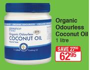 Lifestyle Food Organic Odourless Coconut Oil-1Ltr