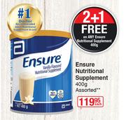 Ensure Nutritional Supplement Assorted-400g Each