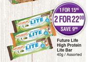 Future Life High Protein Lite Bar Assorted-40g
