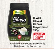 B-Well Olive & Canola Mayonnaise-740g 