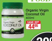Lifestyle Food Organic Virgin Coconut Oil-400ml