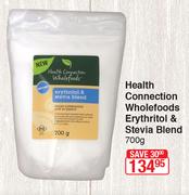 Health Connection Wholefoods Erythritol & Stevia Blend-700g