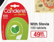 Canderel With Stevia 100 Tablets-Each
