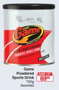 Game Powdered Sports Drink Assorted-720g