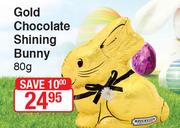 Gold Chocolate Shining Bunny-80g