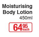 Derma Hydrate Moisturising Body Lotion-450ml Each
