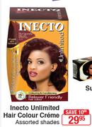 Inecto Unlimited Hair Colour Creme Assorted Shades